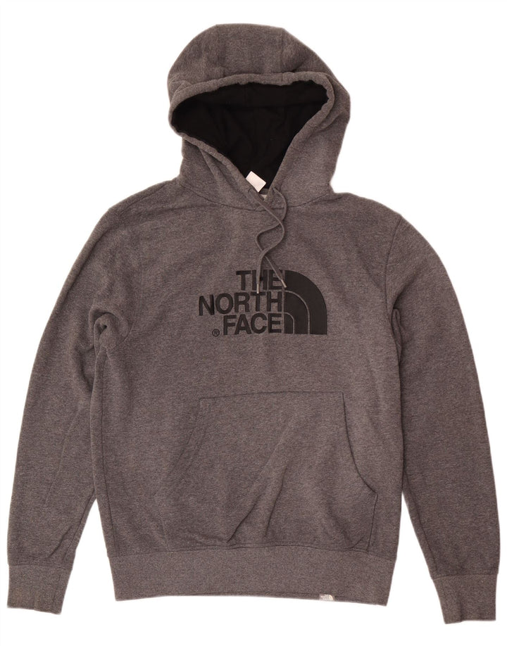 Το North Face Ανδρικό με κουκούλα με γραφικά κανονική εφαρμογή, μεσαίο γκρι φλεκ