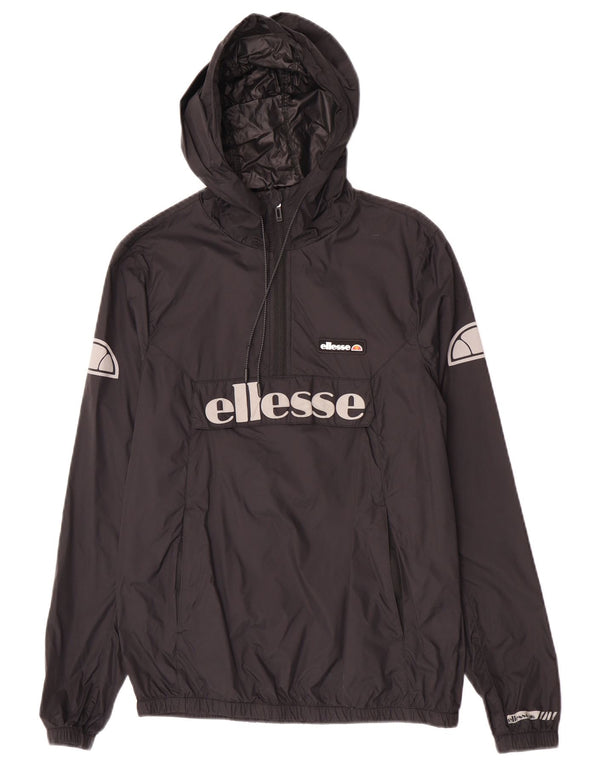 Ellesse Ανδρικό μπουφάν Anorak με κουκούλα βροχής UK 34 XS Μαύρο Πολυαμίδιο