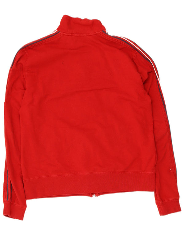 Γυναικεία αθλητική φόρμα Tommy Hilfiger Top Jacket UK 16 Large Red Cotton