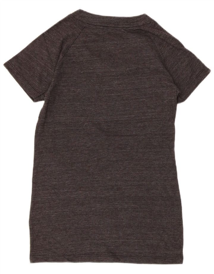 ADIDAS Womens Minnesota Graphic T-Shirt Top UK 8 Small Grey Polyester