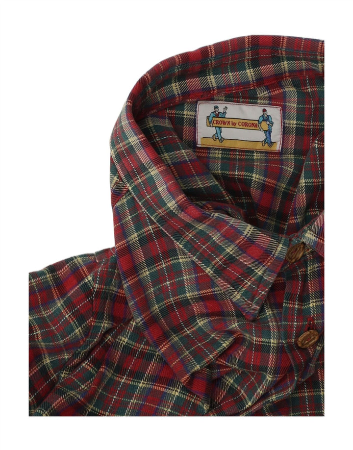 Vintage Ανδρικό Φανελένιο Πουκάμισο XL Red Check