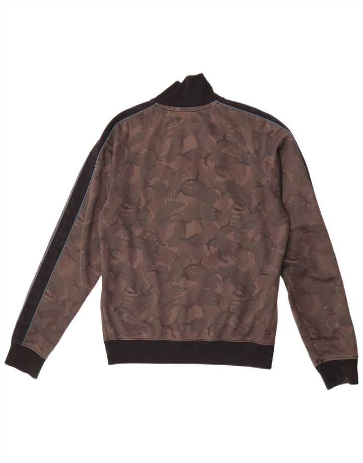 Fred Perry Ανδρική αθλητική φόρμα Top Jacket Μικρό καφέ Καμουφλάζ Πολυεστέρας