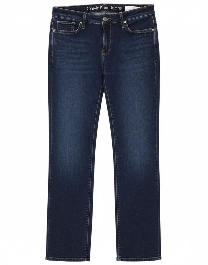 Γυναικείο τζιν ίσιο Calvin Klein W30 L32 Navy Blue
