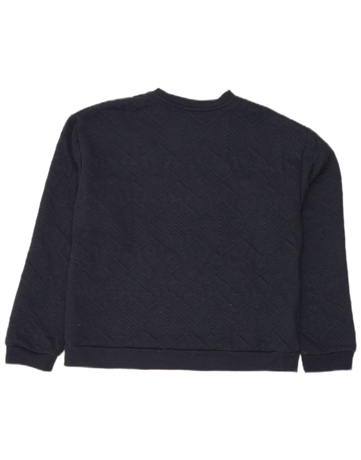 Ανδρικό φούτερ Zara Jumper Small Navy Blue Argyle/Diamond