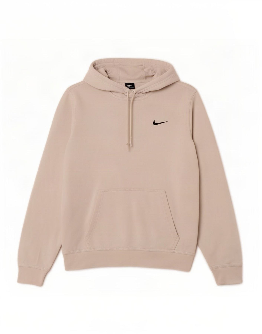 Ανδρικό μπλουζάκι με κουκούλα Nike, μικρό γκρι βαμβακερό