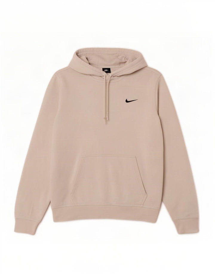 Ανδρικό μπλουζάκι με κουκούλα Nike, μικρό γκρι βαμβακερό