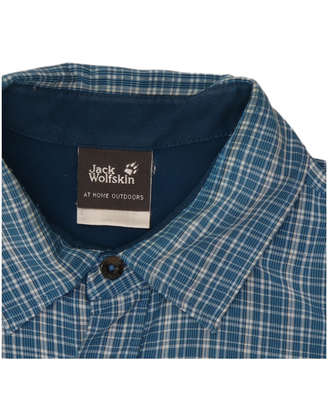 Jack Wolfskin Ανδρικό φανελένιο πουκάμισο UK 36/38 Medium Blue Check
