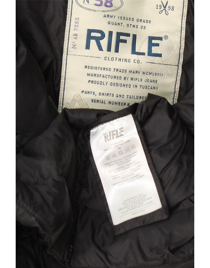 Rifle Γυναικείο Μπουφάν UK 18 XL Μαύρο Πολυαμίδιο