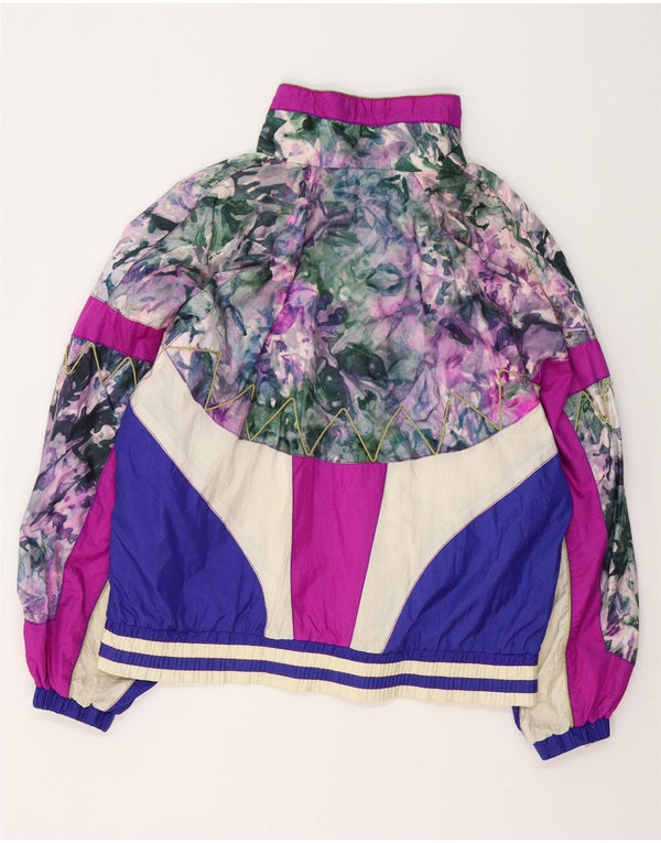 EAST WEST Γυναικείο μπουφάν αφηρημένο με μοτίβο σκι UK 14 Medium πολύχρωμο