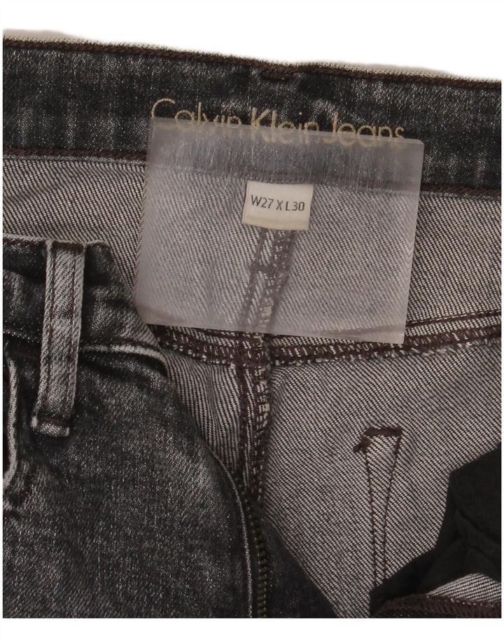 Γυναικείο Calvin Klein Distressed Skinny Cropped Jeans W27 L26 Grey