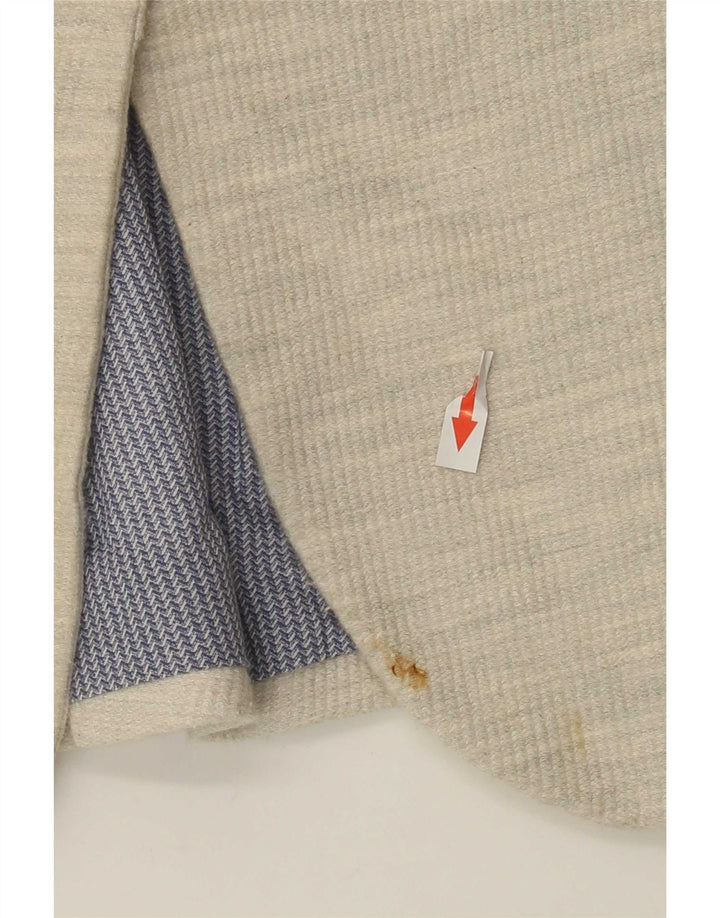Zara Γυναικείο Μπουφάν 1 Κουμπί Blazer UK 10 Small Beige