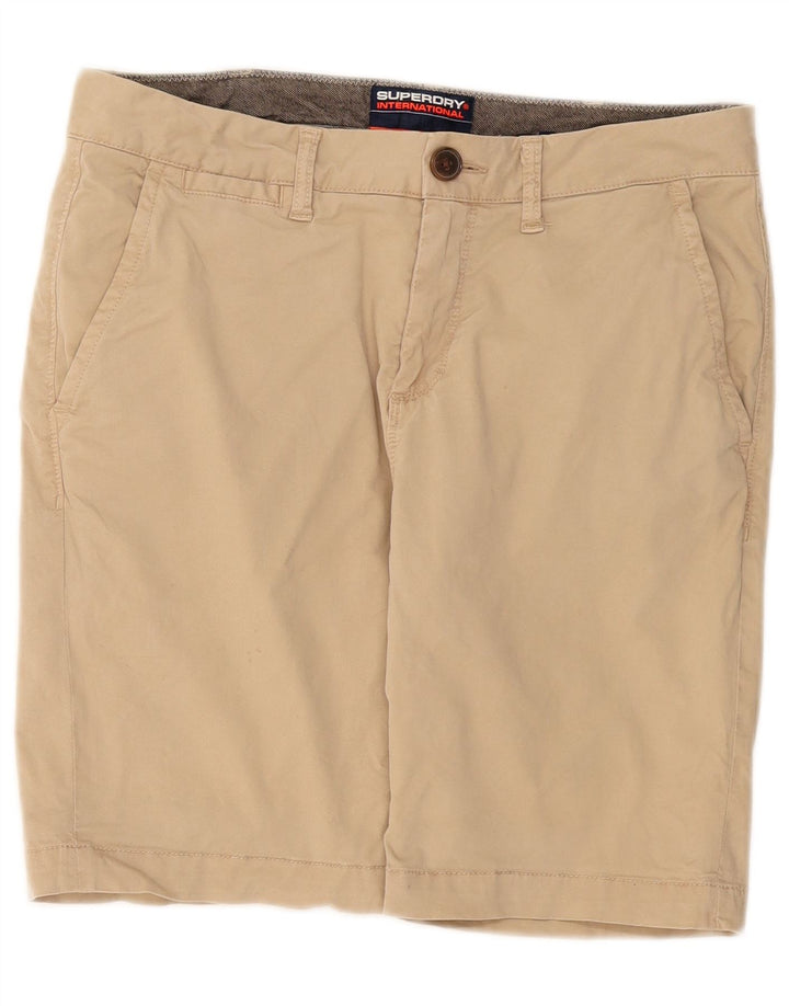 Ανδρικό σορτς Chino Superdry W32 Βαμβακερό μεσαίο μπεζ