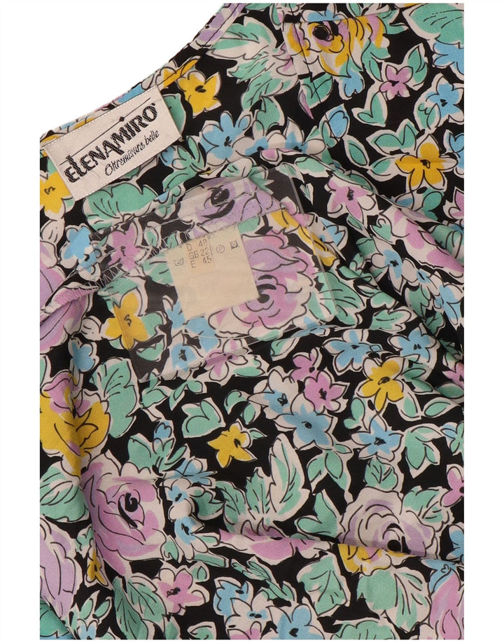 ELENA MIRO Γυναικείο μακρυμάνικο φόρεμα Peplum UK 22 3XL Πολύχρωμο Floral