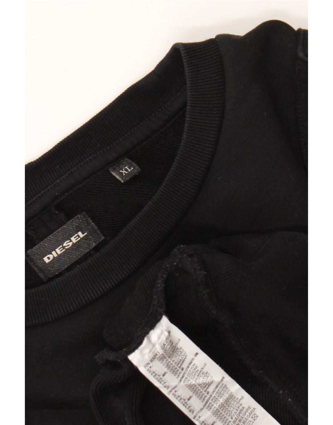 Ανδρικό φούτερ Diesel Jumper XL Μαύρο βαμβακερό