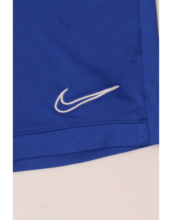Ανδρικό αθλητικό σορτς Nike Dri Fit με μεγάλο μπλε πολυεστέρα