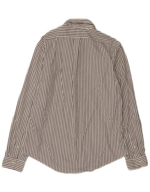 Polo Ralph Lauren Mens Dress Shirt Shirt Size 40/41 16 Large White Striped