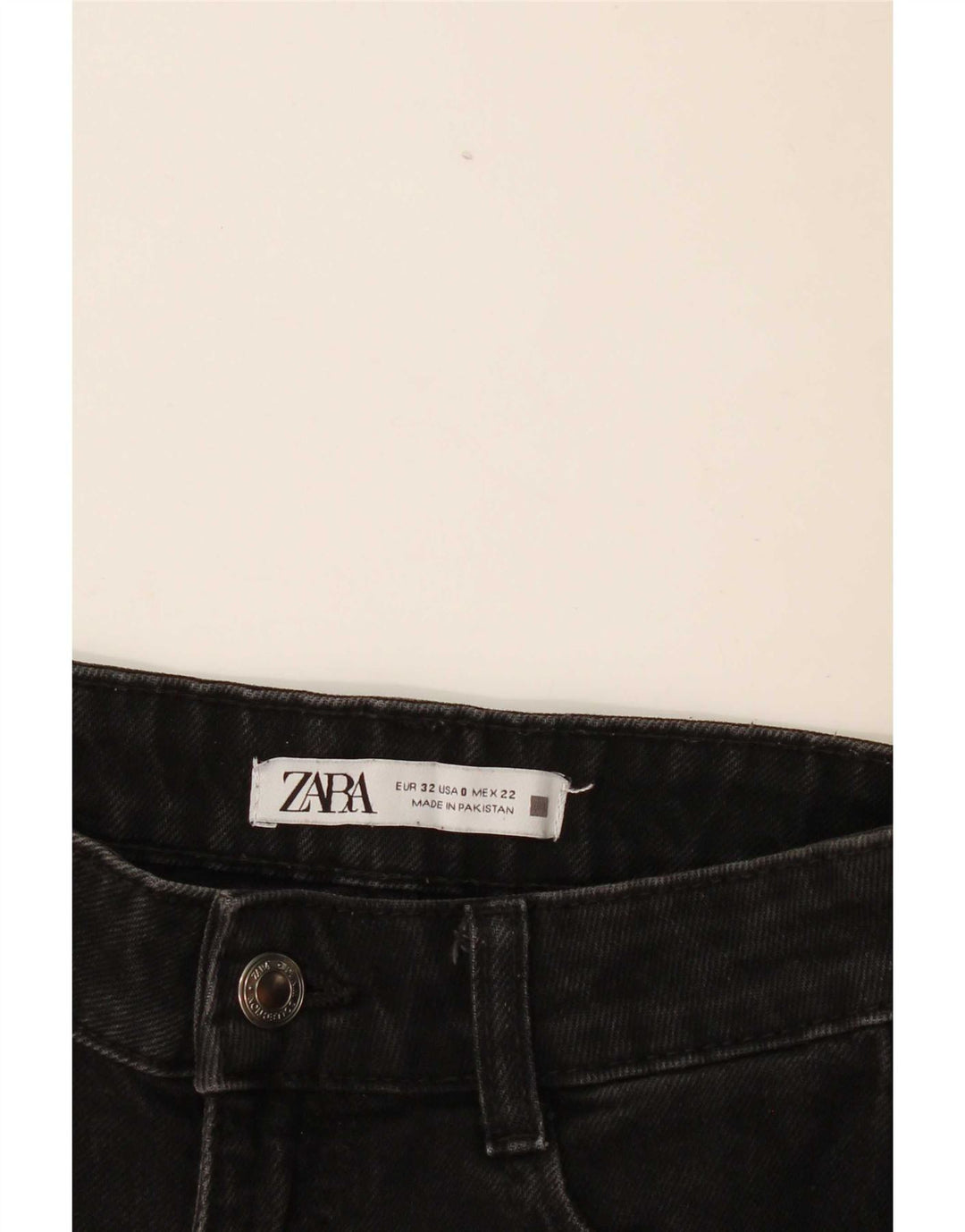 Zara Γυναικείο Slim Jeans EU 32 2XS W22 L28 Μαύρο