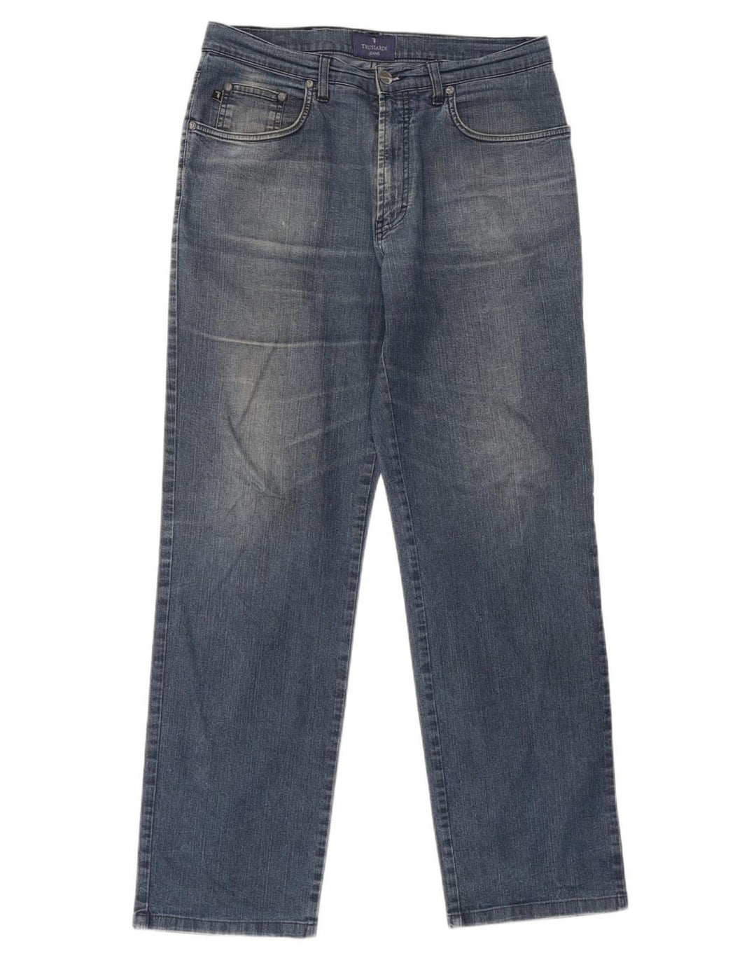 Ανδρικό τζιν Trussardi ίσιο W34 L30 Μπλε βαμβακερό