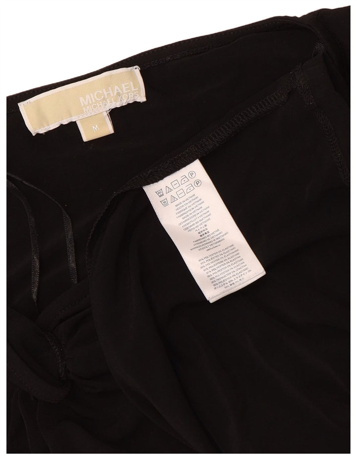 Michael Kors Γυναικείο μακρυμάνικο Bodycon Φόρεμα UK 14 Μεσαίο μαύρο πολυεστέρα