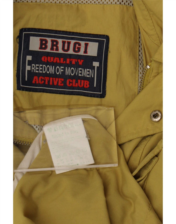 BRUGI Ανδρικό Loose Fit Utility Jacket UK 38 Medium Yellow Polyester
