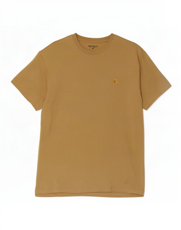 Ανδρικό T-Shirt Carhartt Τοπ μεσαίο καφέ βαμβακερό