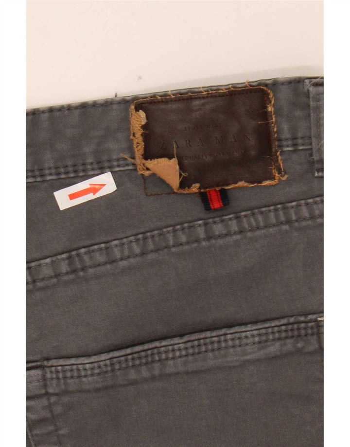 Zara Ανδρικό Slim Jeans EU 44 Large W34 L29 Γκρι βαμβακερό