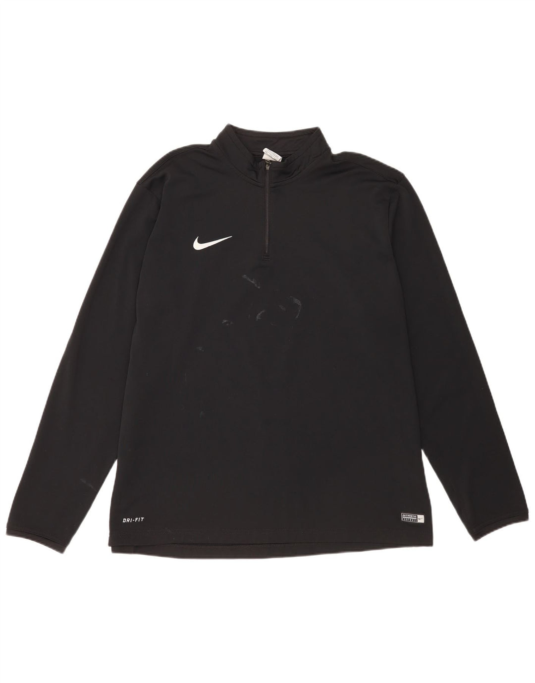 Ανδρική φόρμα πουλόβερ με φερμουάρ Nike Dri Fit Top 2XL Μαύρο πολυεστέρα