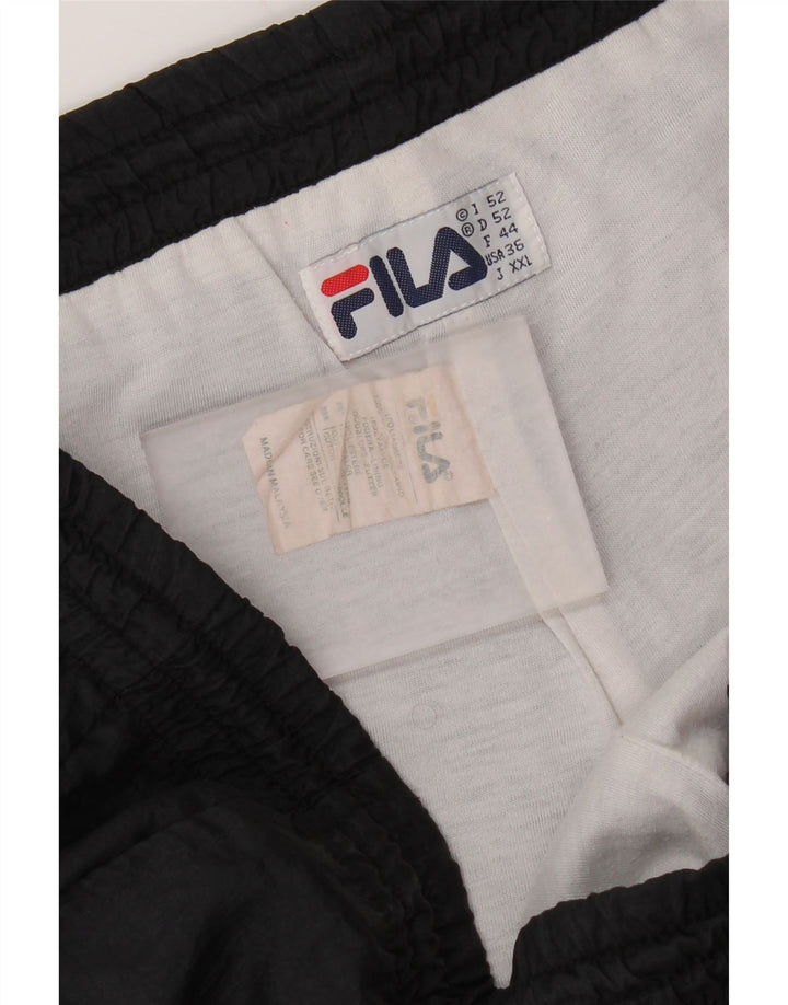 Ανδρική φόρμα Fila Παντελόνι IT 52 Large Black Polyamide