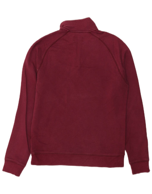 Farah Ανδρικό φούτερ με φερμουάρ Jumper XS Βουργουνδί Βαμβακερό