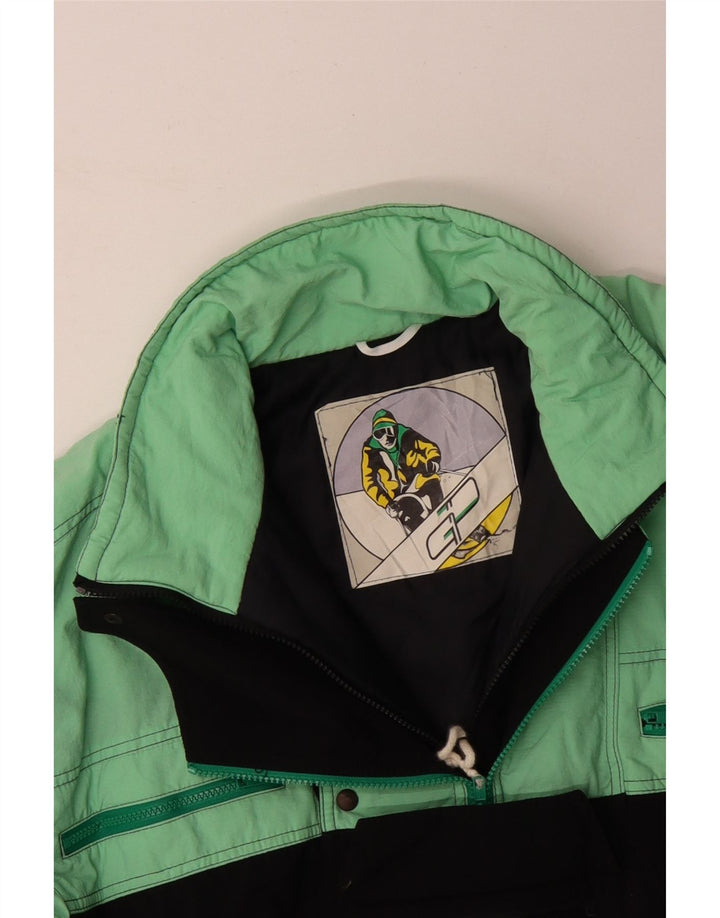 Ανδρική φόρμα σκι VINTAGE Μεγάλη Τυρκουάζ Χρώμα Πολυαμίδη