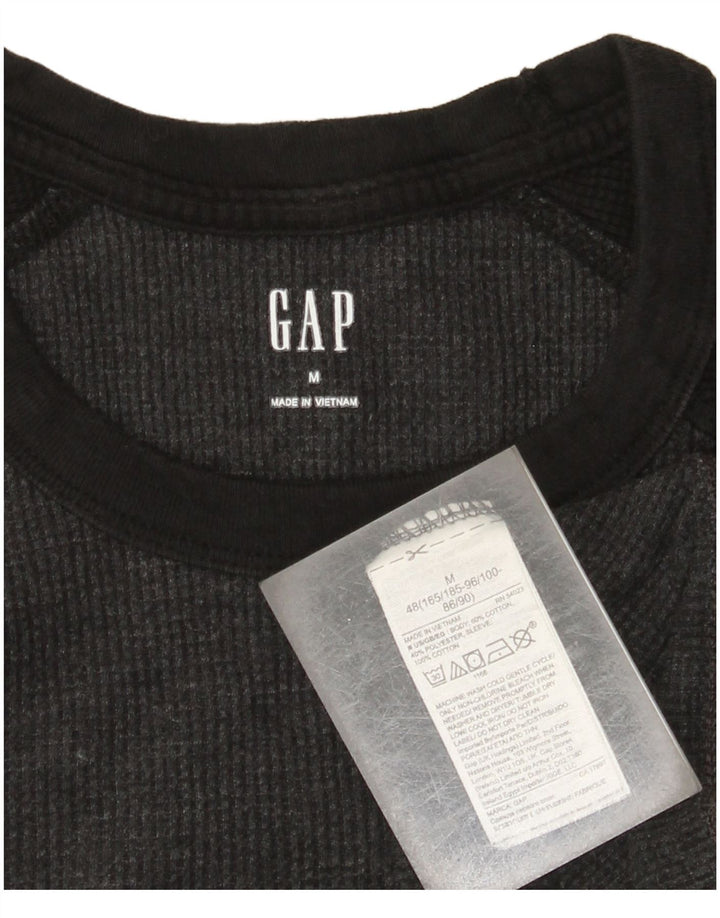 Ανδρική φούτερ Gap Jumper Μεσαίο γκρι χρώμα, βαμβακερό