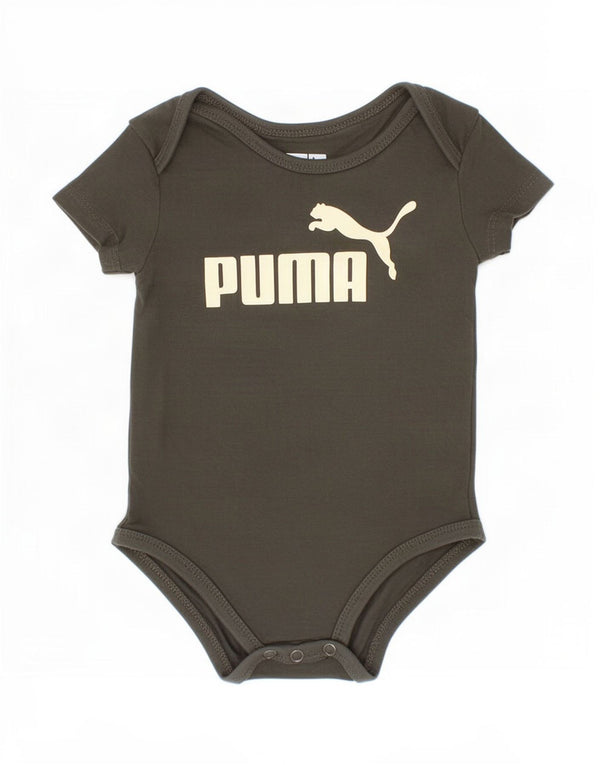 Φορμάκι Puma Baby Boys Graphic 6-9 Months Khaki Cotton