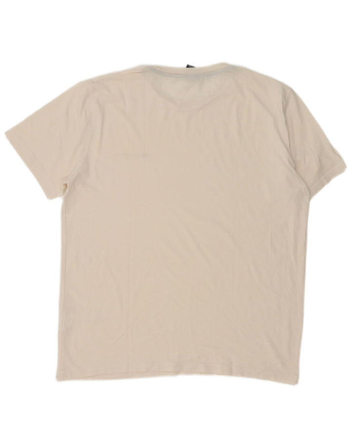 Ανδρικό T-Shirt Champion Top μεγάλο λευκό βαμβακερό