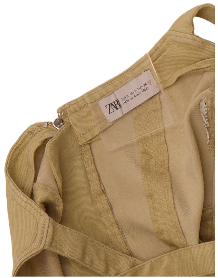 Zara Γυναικείο Κορσέ Τοπ UK 8 Small Green