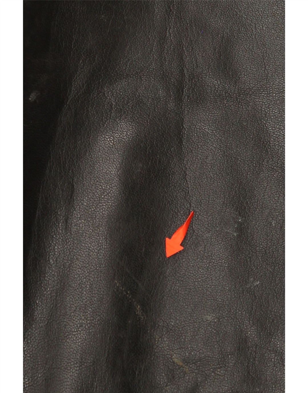 Ανδρικό δερμάτινο ίσιο παντελόνι VINTAGE W31 L30 Μαύρο