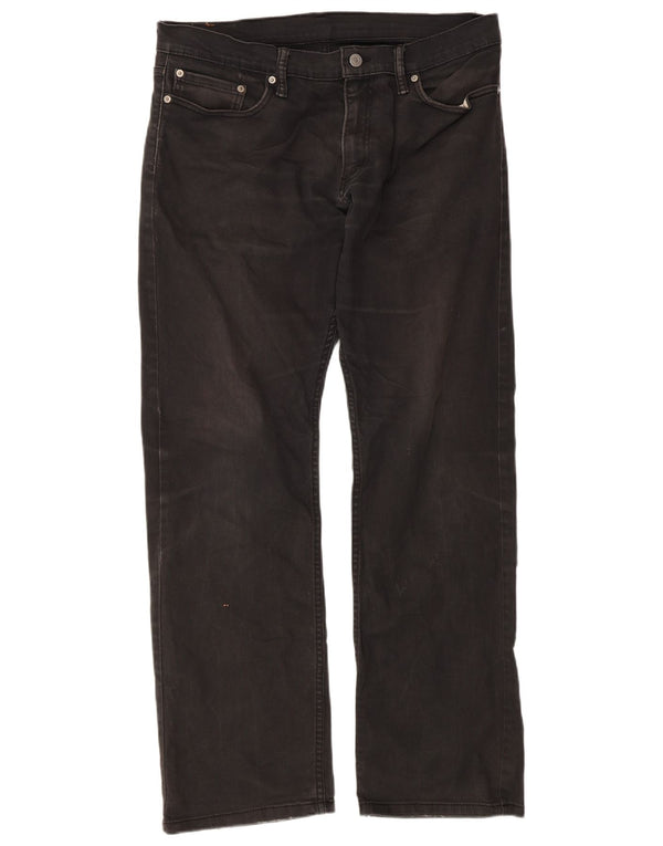 Levi's Mens 514 Straight Jeans W34 L32 Μαύρο