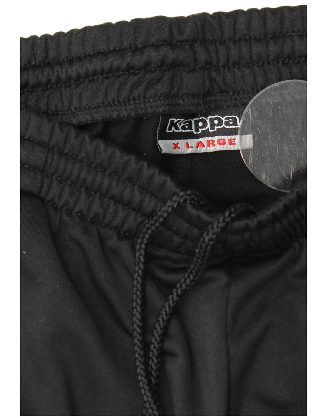 KAPPA Ανδρική φόρμα γραφικής φόρμας παντελόνι Joggers XL μαύρο πολυεστέρα