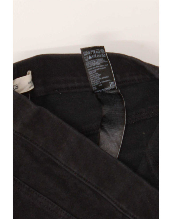 Marks & Spencer Γυναικεία Jegging Τζιν UK 12 Medium W28 L28 Μαύρο βαμβακερό