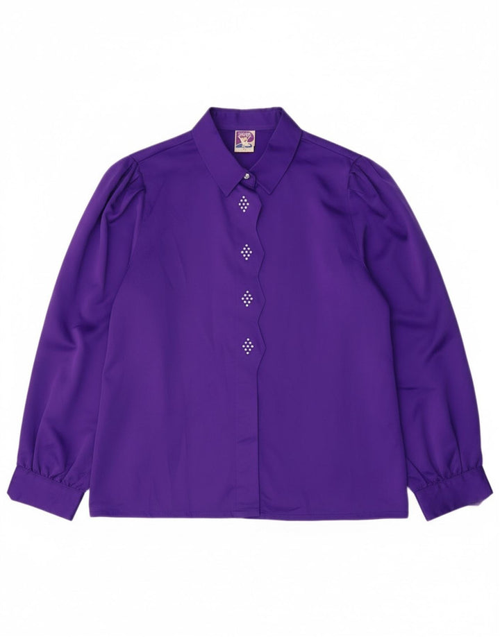 Yessica Γυναικείο πουκάμισο μπλούζα EU 44 XL Purple Polyester