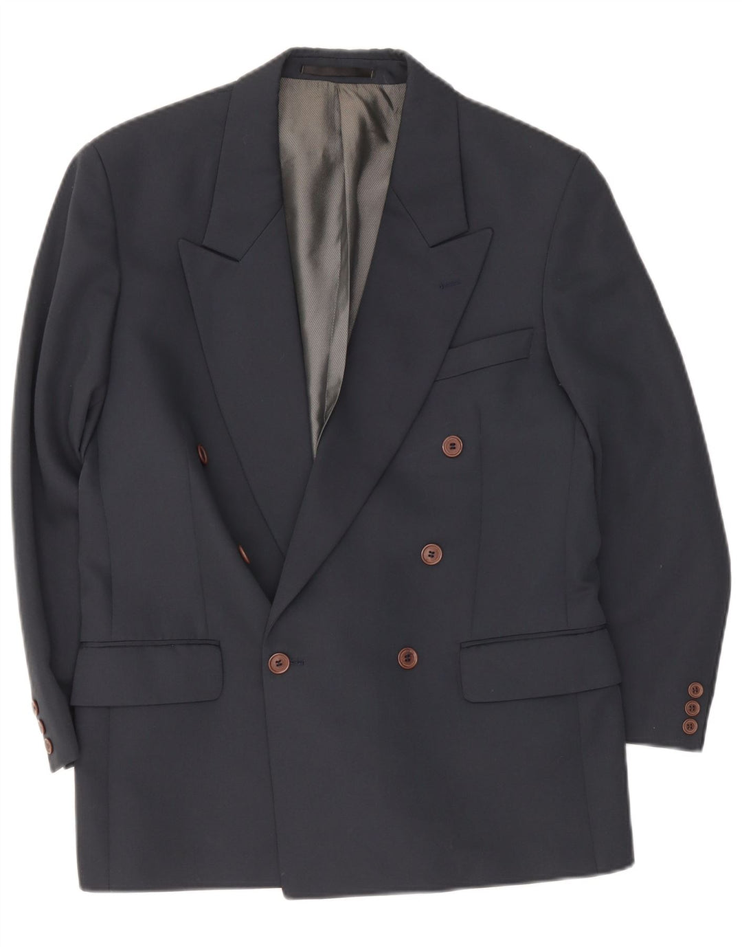 Renato Cavalli Ανδρικό σακάκι με διπλό στήθος UK 38 Medium Navy Blue