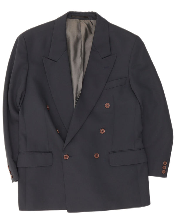 Renato Cavalli Ανδρικό σακάκι με διπλό στήθος UK 38 Medium Navy Blue