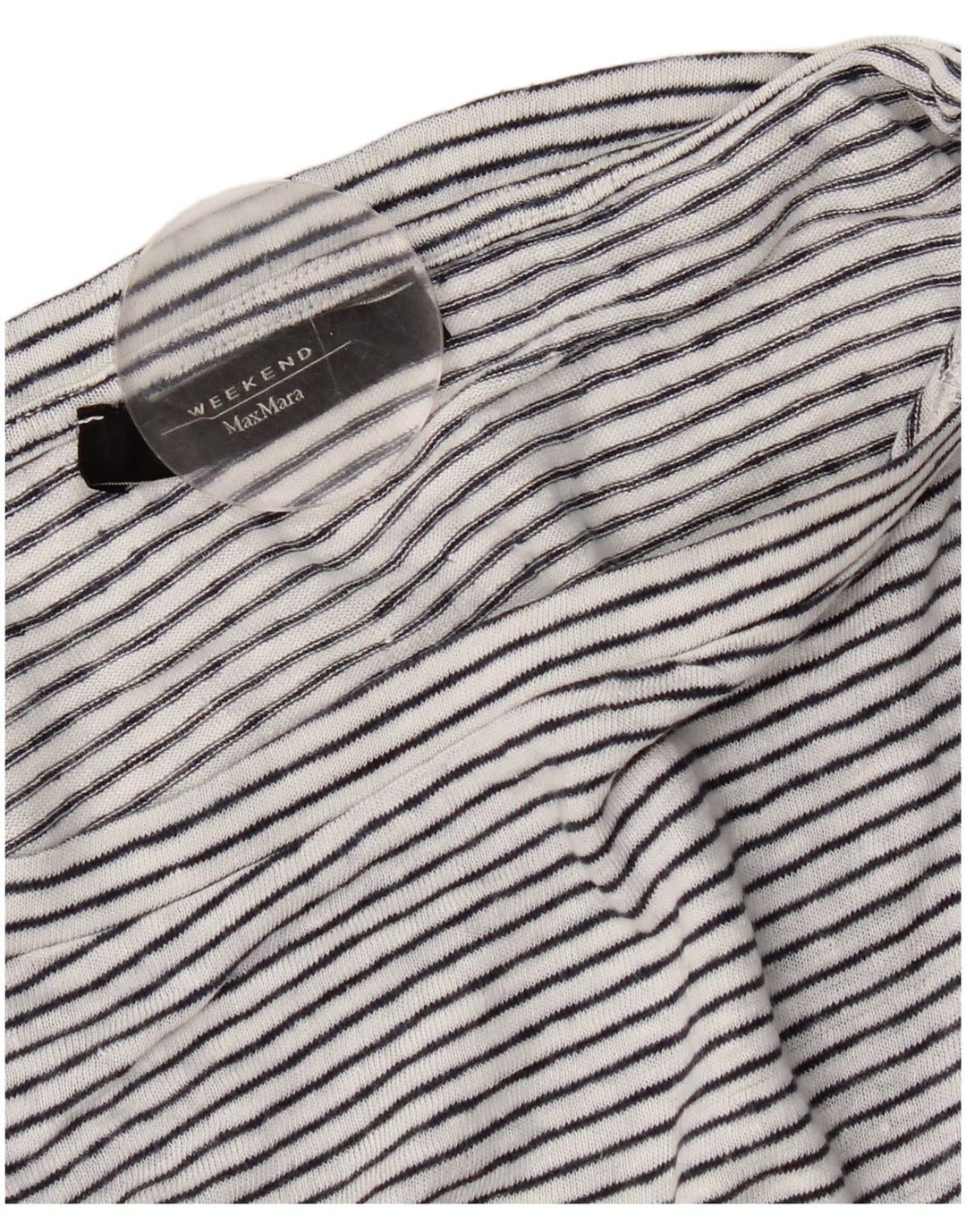 Max Mara Γυναικείο T-Shirt Weekend Top UK 14 Medium White Ride Nautical
