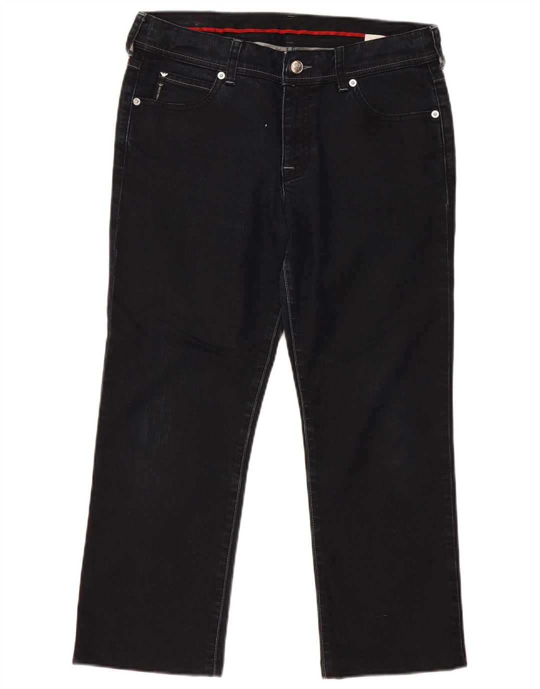 Armani Γυναικείο Straight Jeans W29 L24 Navy Blue Cotton