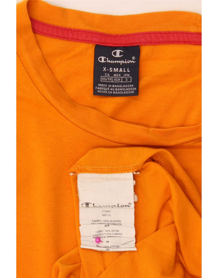 Ανδρικό T-Shirt Champion Top XS Orange Cotton