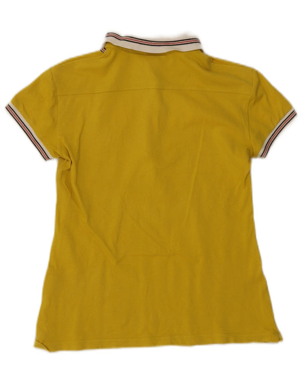 Fay γυναικείο μπλουζάκι πόλο UK 12 Medium Yellow