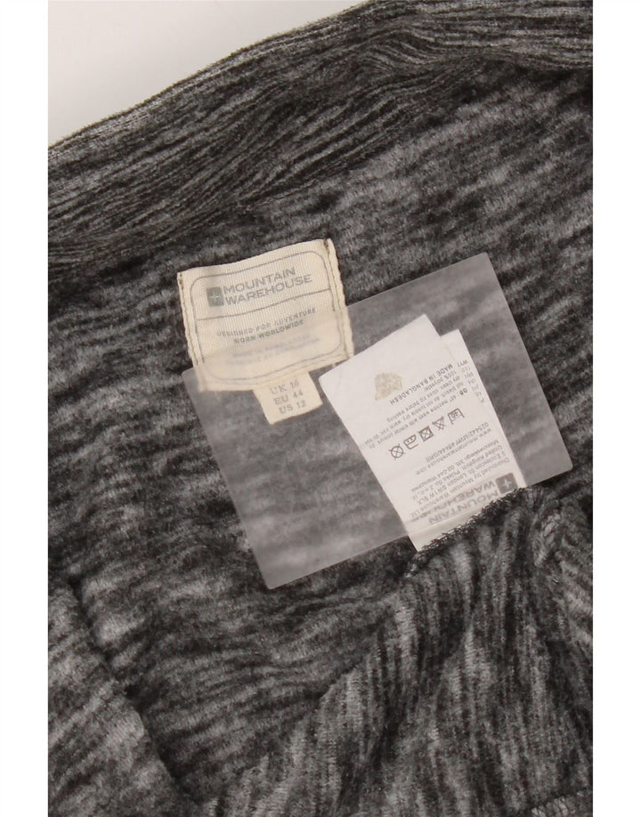 Mountain Warehouse Γυναικείο Fleece Jacket UK 16 Large Grey Flecked Polyester