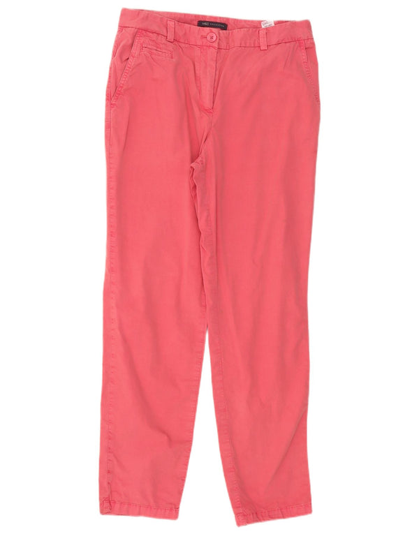 Marks & Spencer Γυναικείο Slim παντελόνι Chino UK 10 Small W30 L28 Pink Cotton