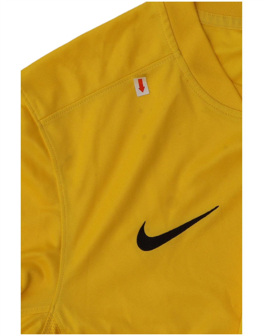Ανδρικό T-shirt Nike Dri Fit Τοπ μεσαίου κίτρινου πολυεστέρα