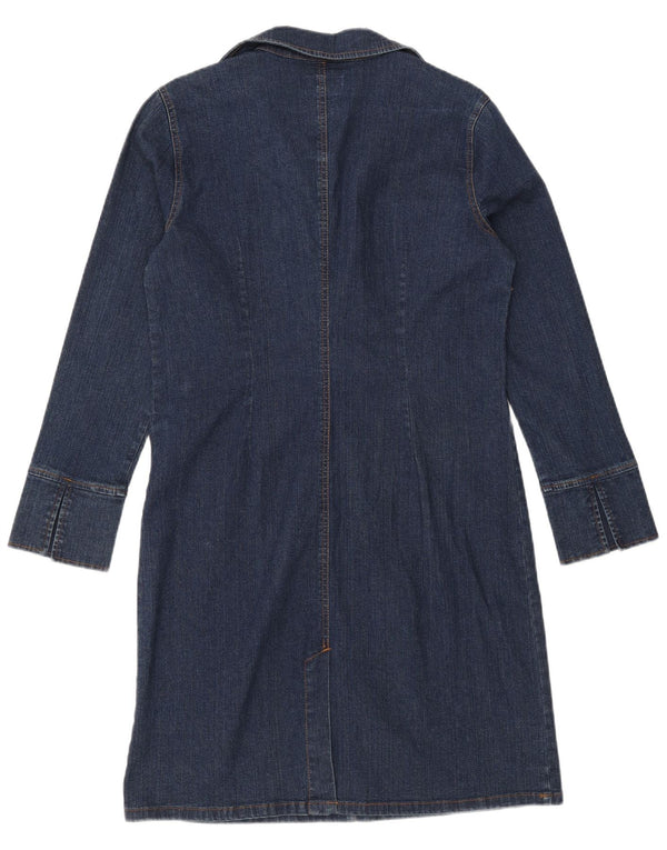 Explorer Γυναικείο τζιν φόρεμα μακρυμάνικο UK 18 XL μπλε βαμβακερό