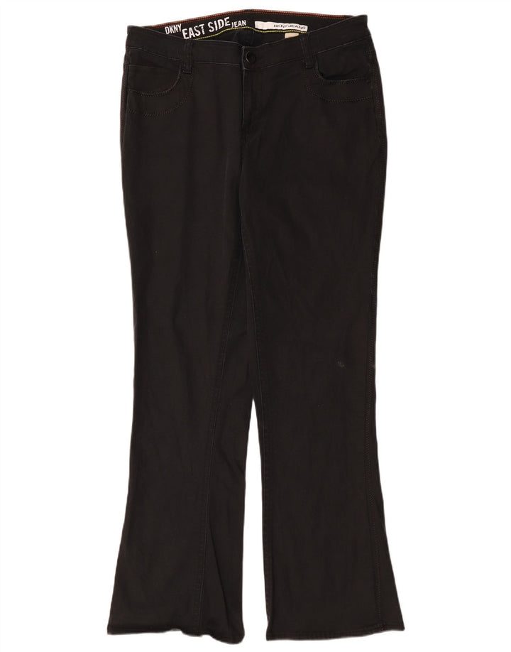 Dkny Γυναικείο Bootcut Jeans US 16 2XL W32 L31 μαύρο βαμβακερό